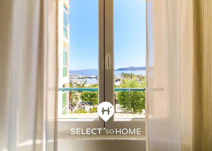 Select'sohome - Avec Vue - Port Du Lavandou Avec Garage Prive - Calypso Apartament *